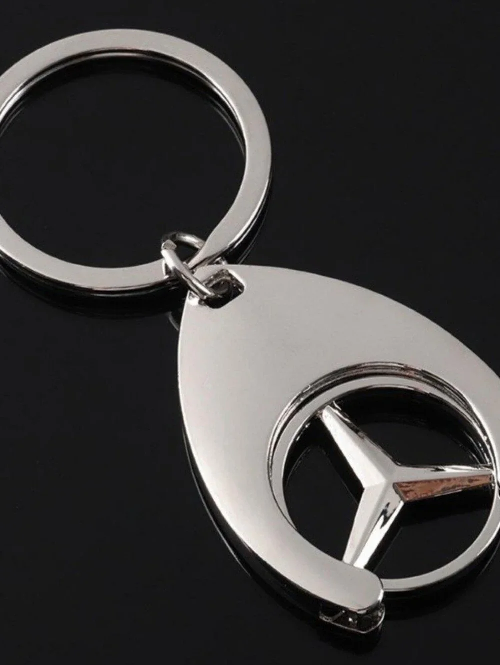 One Mercedes Benz metal sleek keychain choose one of 8 Styles Available